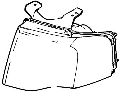 Ford 7L1Z-13008-BA Headlamp Assy