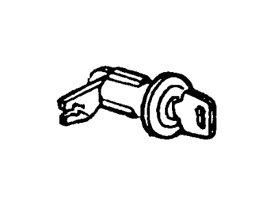 Ford Ignition Lock Cylinder - F3UZ-1522050-D