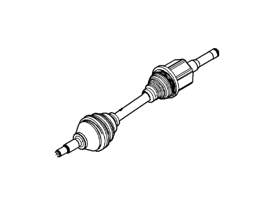 Ford DG1Z-3B437-C Shaft - Front Axle