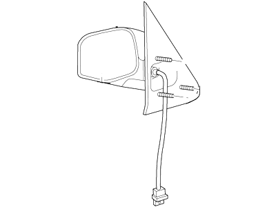 1998 Ford Explorer Car Mirror - 3L2Z-17682-BAA