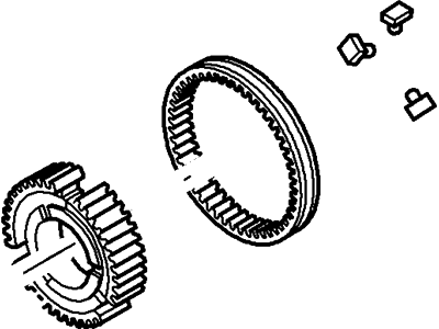 Ford AR3Z-7124-BA Synchronizer Assembly - 3Rd And 4Th Spd
