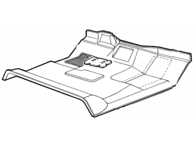Ford E3TZ-1013010-A8A Carpet - Floor                     