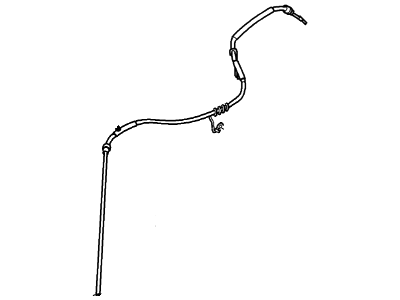 Mercury Parking Brake Cable - 6F2Z-2A635-AB