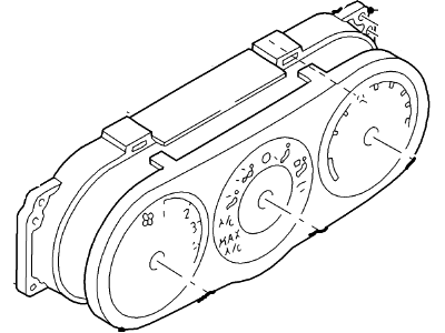 Mercury Mariner A/C Switch - 6L8Z-19980-AA