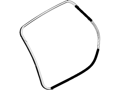 7T4Z-78404A06-A Ford Weatherstrip Illustration 1 of 1