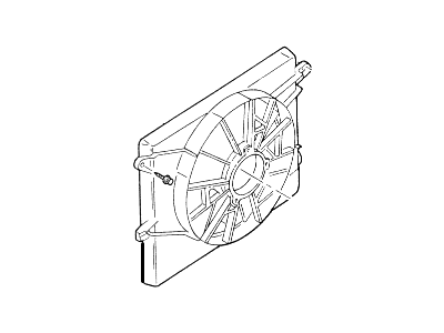 Mercury Engine Cooling Fan - F4SZ-8C607-D
