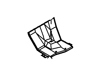 F5AZ-5411634-AB Ford Reinforcement, Passenger Side Illustration 1 of 1