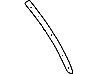 Ford 2L1Z-78410A07-AAA Moulding Assembly - Rear Quarter Outer, Driver Side