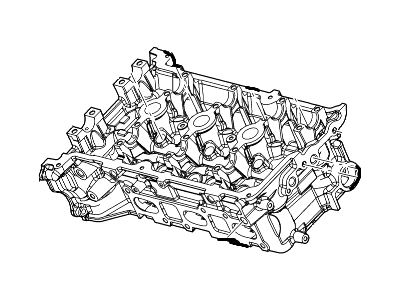 Mercury 9L8Z-6049-A Cylinder Head Assy