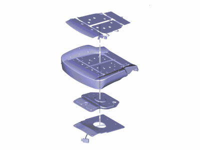 Ford JL1Z-78632A22-C Pad - Seat Cushion