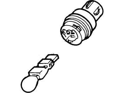 Ford 1F5Z-13411-DA Socket Assembly, Front