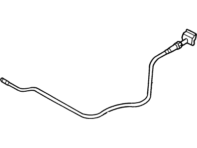 1999 Mercury Tracer Hood Cable - F7CZ-16916-AA