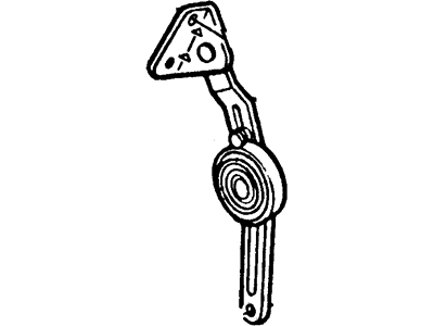 1994 Ford Bronco Lift Support - F4TZ-16826-A