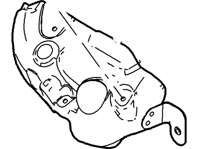 Mercury 7T4Z-9Y427-B Shield - Exhaust Manifold Heat