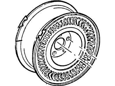 Mercury Grand Marquis Spare Wheel - F5AZ-1007-A