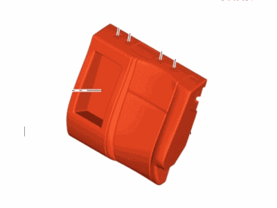 Ford KN1Z-5866601-AA Cover Assy - Rear Seat Back