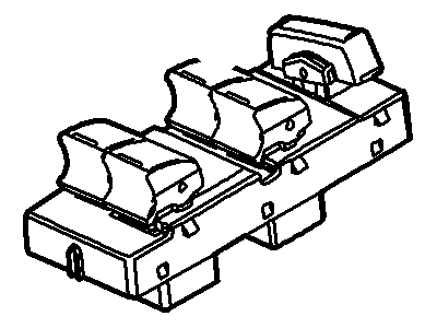 Mercury 5F9Z-14529-BAC Switch - Window Control - Double