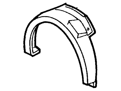 Ford F58Z1627886B Panel - Wheelhouse Outer