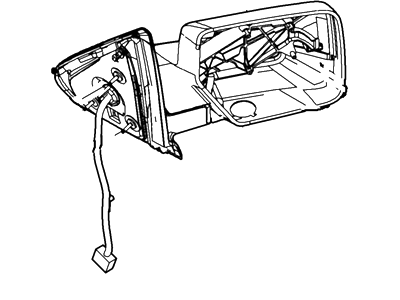 Ford CL1Z-17683-CAPTM Mirror Assy - Rear View Outer