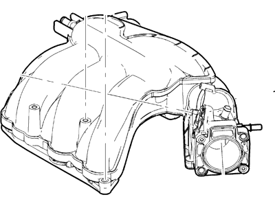Ford Taurus Intake Manifold - DF1Z-9424-ARM
