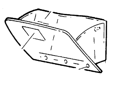 Mercury F87Z-7806024-BAD Glove Box Door
