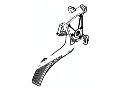 Ford 7T4Z-9F836-A Pedal Travel Sensor