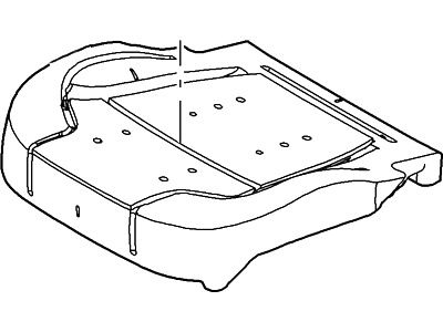 Ford DG1Z-54632A23-A Pad - Seat Cushion