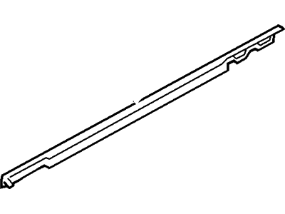 Ford 2C5Z-7825596-AA Weatherstrip - Door Glass Channel, Passenger Side