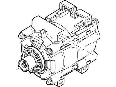 Mercury Tracer A/C Compressor - F7CZ-19703-BB