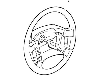 Ford Escort Steering Wheel - F8CZ3600BAD