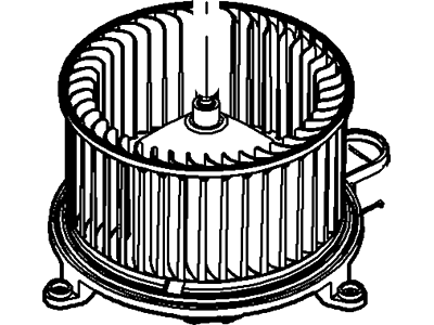 Ford BC3Z-19805-B Fan And Motor Assy