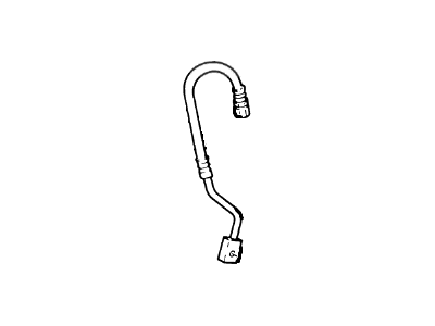 Ford XF2Z-2078-BA Flex Hose, Driver Side