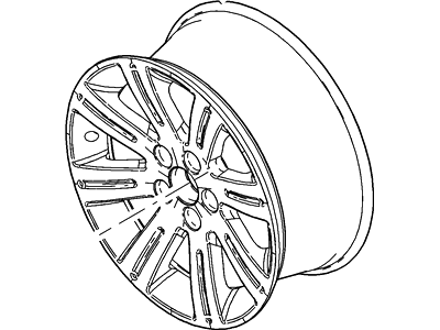 Ford 8A8Z-1007-A Wheel Assy