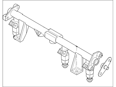 Mercury Fuel Rail - XS2Z-9D280-CB