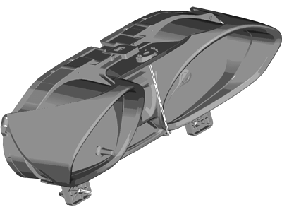 Ford DUBZ-10849-BP Instrument Cluster