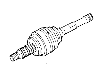 Ford 3L3Z-3B413-AA Joint And Stub Shaft Assy          