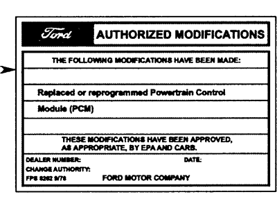 Ford FPS-8262 Forms