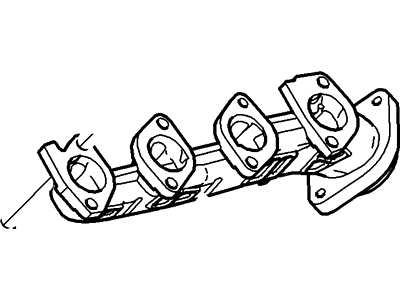 Ford 4L1Z-9430-A Manifold Assembly - Exhaust, Passenger Side