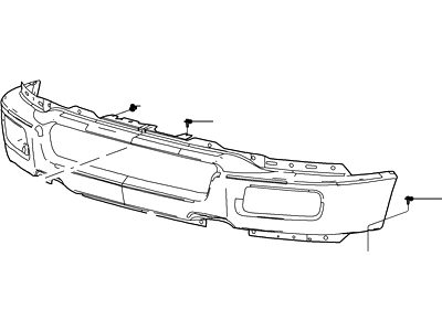Ford 4L3Z-17757-BACP Bumper Assy - Front