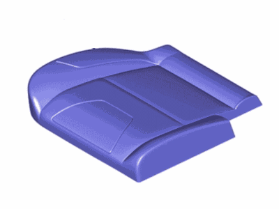 Ford JJ5Z-7863804-EC Cover Assy - Rear Seat Cushion