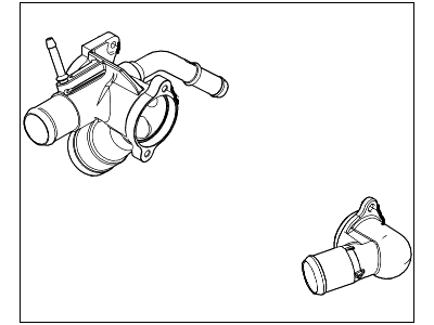 Lincoln AT4Z-8A586-B Connection - Water Outlet