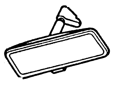 Mercury Tracer Car Mirror - E5AZ-17700-B