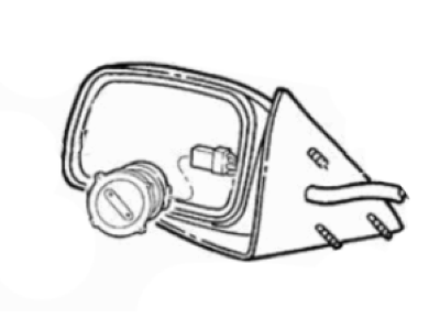 Ford F6AZ-17682-AA Mirror Outside, Rear Outer Driver Side
