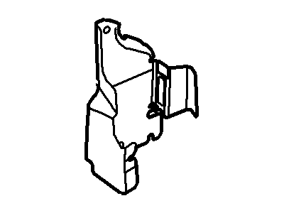 Ford BA8Z-7441054-A Extension - Floor Side Reinforcemnt