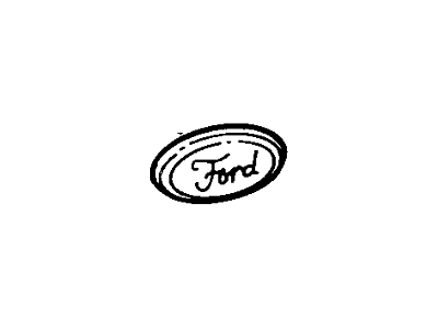 Ford EXP Emblem - E6FZ-8A223-A