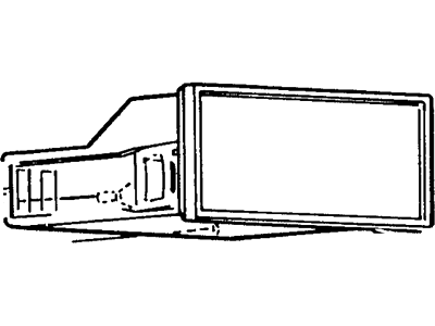 Mercury YW3Z-18806-BA Radio