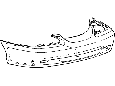 1998 Ford Mustang Bumper - F4ZZ-17D957-B