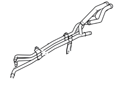 Ford XW4Z-18B402-GA Hose Assy