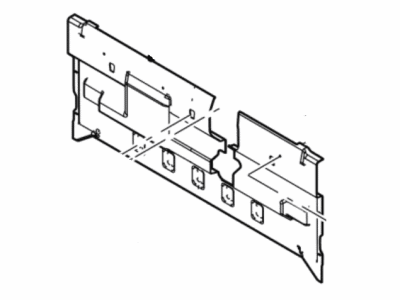 Ford 9C3Z-2640374-AA Trim Assy - Back Panel