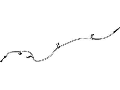 Ford BT4Z-2A635-A Rear Cable, Driver Side